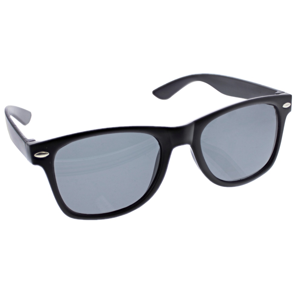 Zac's Alter Ego - Black / Matte Finish UV400 Wayfarer Sunglasses Sunglasses - Black